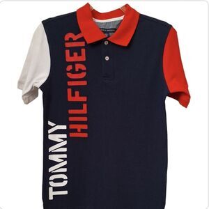 Tommy Hilfiger Big Boy's Short Sleeve Polo Size Large (16/18)